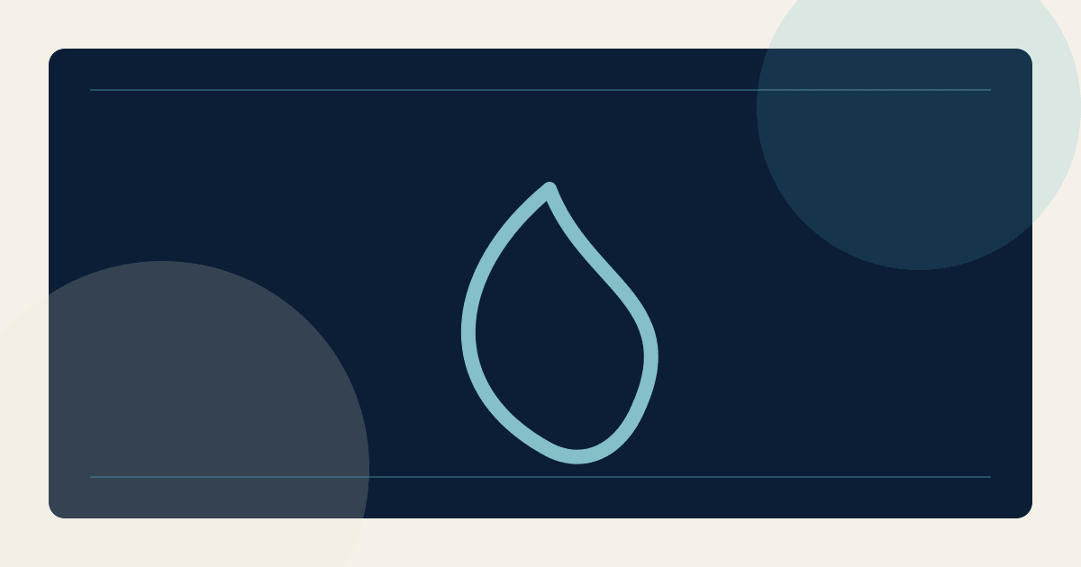 Illustration abstraite navy, teal et crème pour Pentecôte 2027 : date et signification protestante.