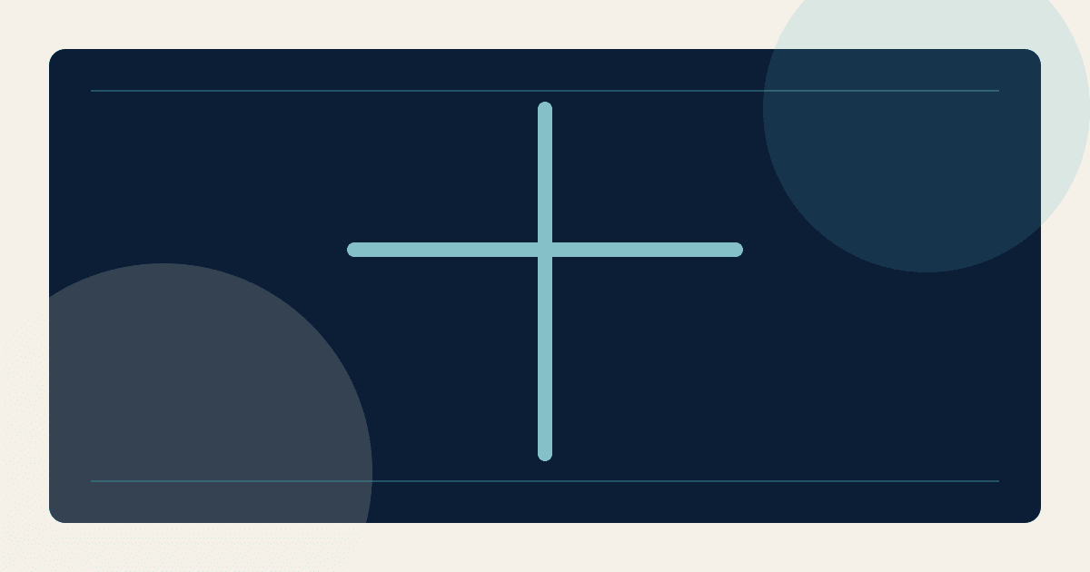 Illustration abstraite navy, teal et crème pour Qu’est-ce qu’un protestant ? Définition simple et repères.